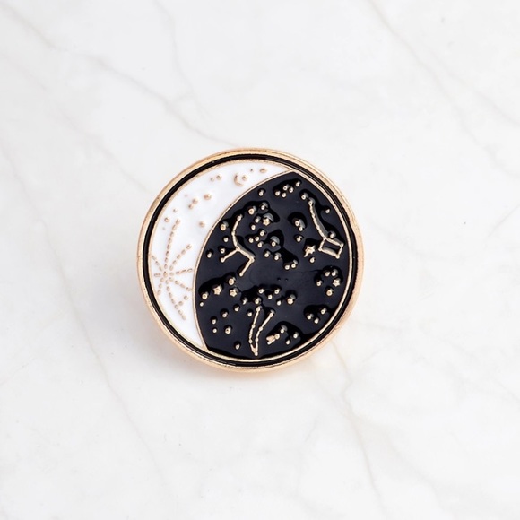 Zodiac Enamel Pins Buttons - Picture 3 of 5